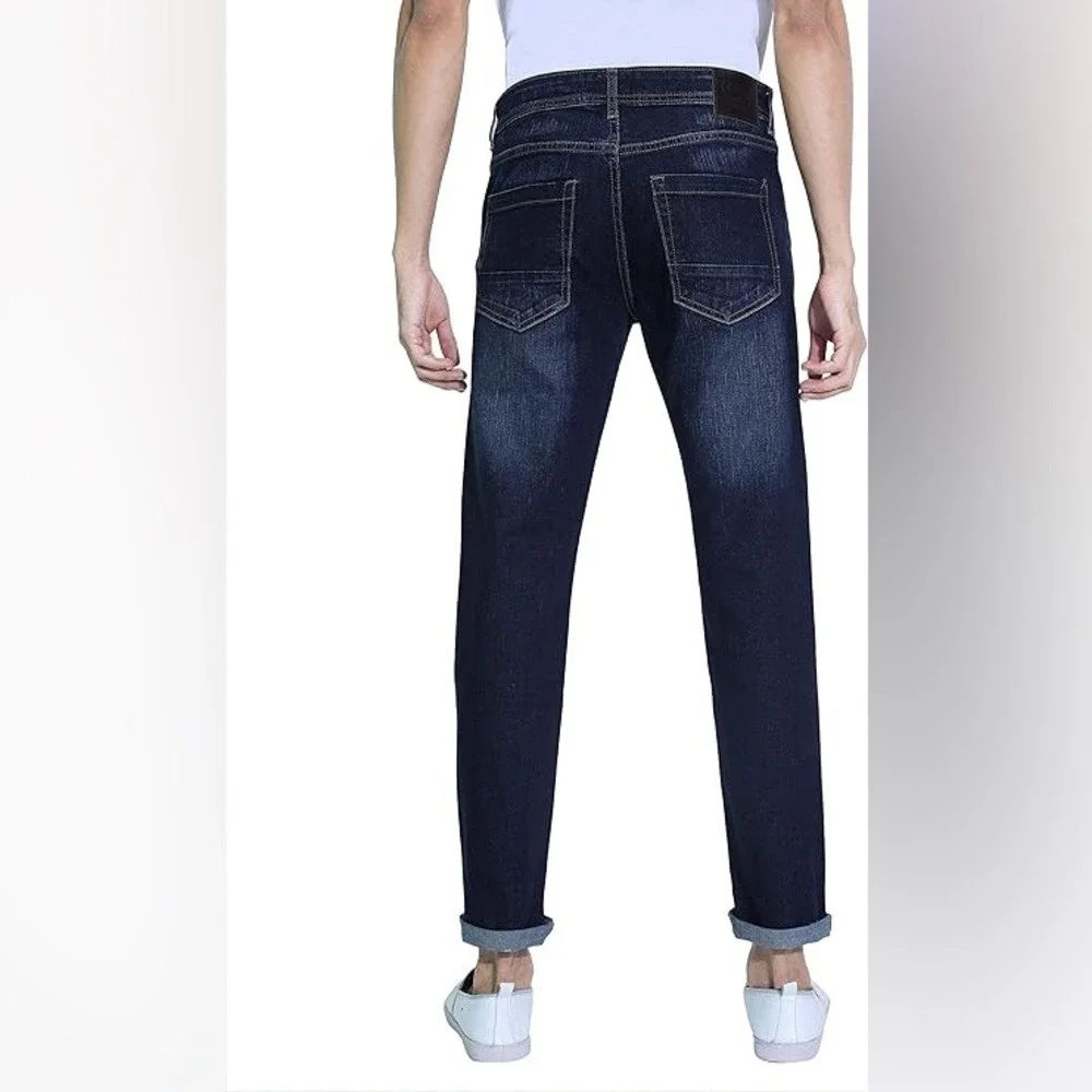 Comfort Denim Outfitters Mens‎ Slim Fit Jeans Dark Wash Indigo Blue 38x32 NWT